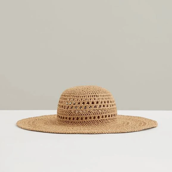 accessory Reiss Women's Rosie Wide-Brim Straw Sun Hat Reiss $91