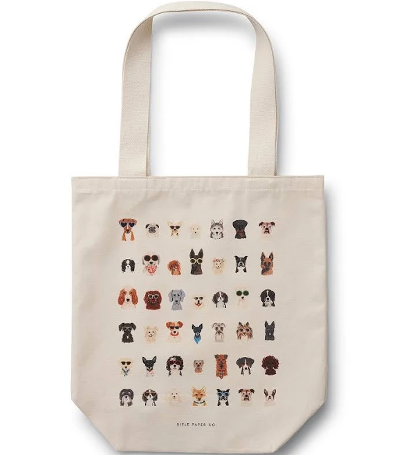 bag Rifle Paper Co. Dog Days Canvas Tote Bag Dillard's $26