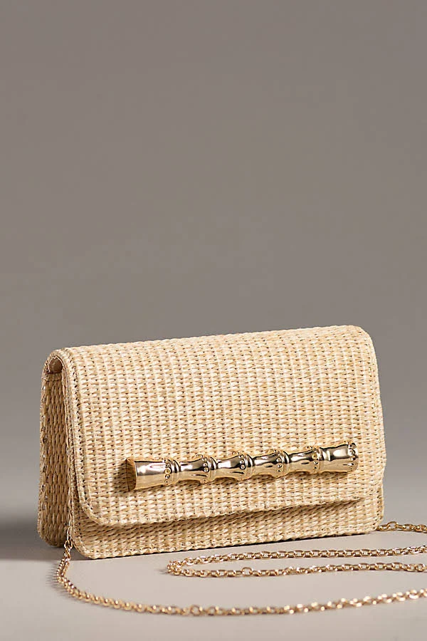 bag Ruby Foldover Straw Clutch by Lisi Lerch Anthropologie $110