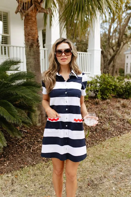 dress Sail to Sable Button Front Shirt Dress Sail to Sable $198