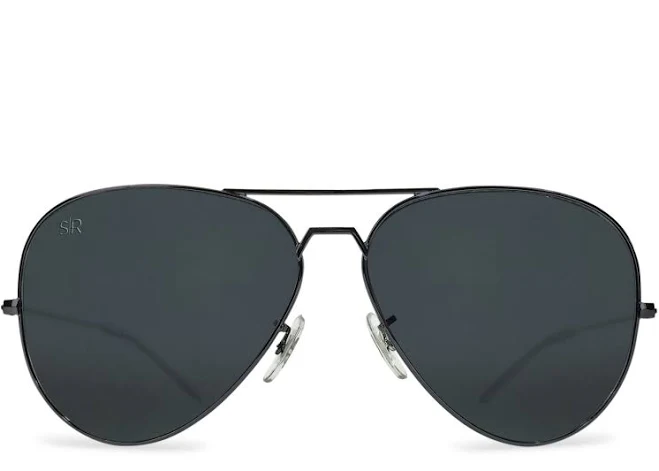 accessory Shady Rays Aviator Stealth Polarized Sunglasses Shady Rays Eyewear $77