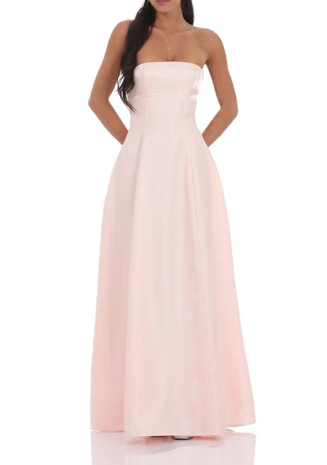 dress Sheen Empire Waist Maxi Dress LUCY IN THE SKY $81.61