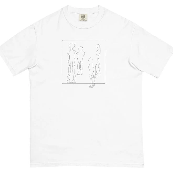 top Silhouettes Original Art Graphic Tee Etsy - Seller $27.99