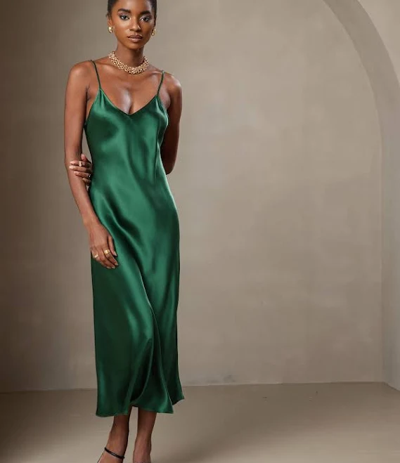 dress Silk Midi Slip Dress SilkSilky $99.95