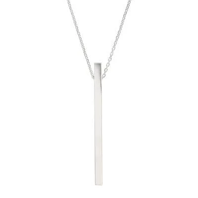 accessory Silpada Minimalist Sterling Silver Vertical Bar Pendant Necklace Target $75