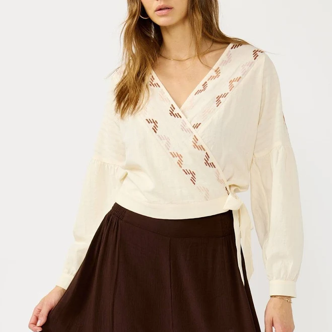 top Solstice Embroidered Top Lovestitch $62
