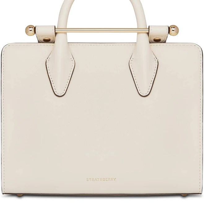 bag Strathberry Leather Nano Metal Bar Tote Bag Bloomingdale's $595