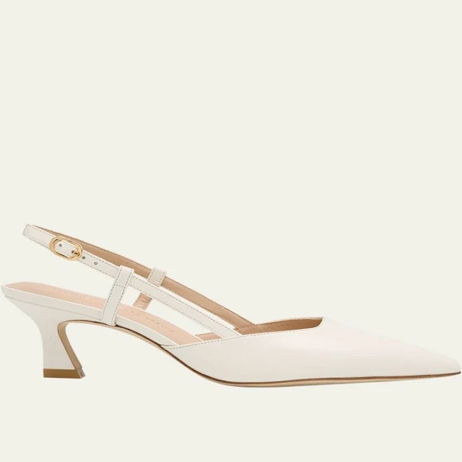 shoes Stuart Weitzman Women's Vinnie 50 Slingback Pumps Bergdorf Goodman $525