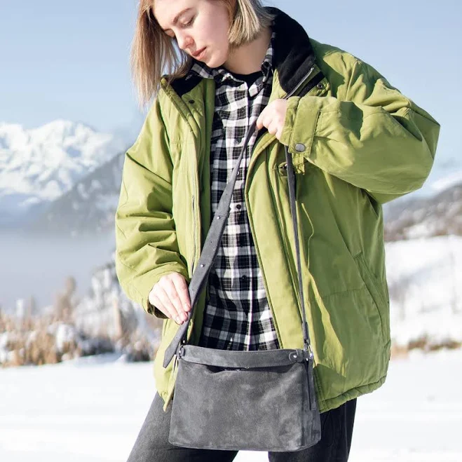 bag Suede Crossbody Handbag Etsy - LionLeatherCo $96.3