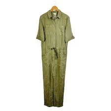 jumpsuit Sundance Wayside Cargo Utility Jumpsuit Medium Sage Green Tencel NWT eBay $59.95