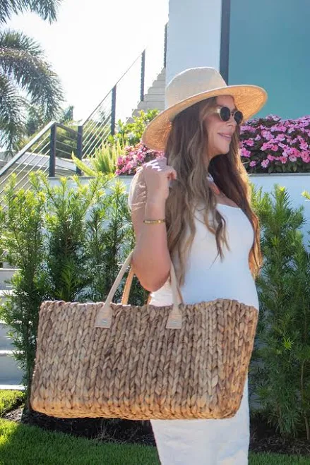 bag The Fullerton Straw Tote Bag Anya & Niki $295