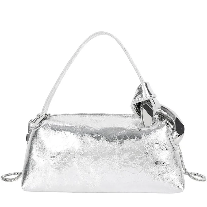 bag Tiffany and Fred Paris Metallic Leather Mini Top Handle RueLaLa $149.99