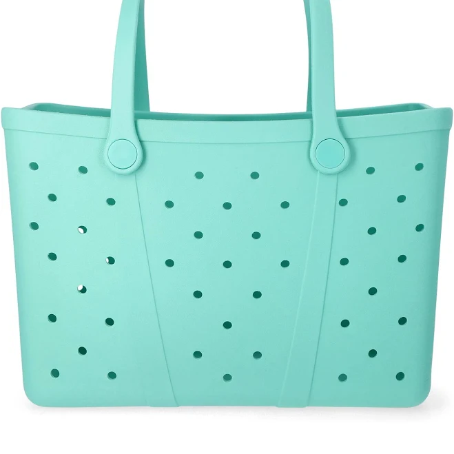 bag Time and Tru Women's Waterproof Eva Beach Tote Bag Walmart $19.88