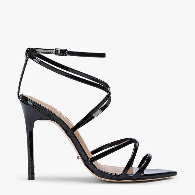 shoes Tony Bianco Marcy Black Patent Heels Heels Tony Bianco US $170