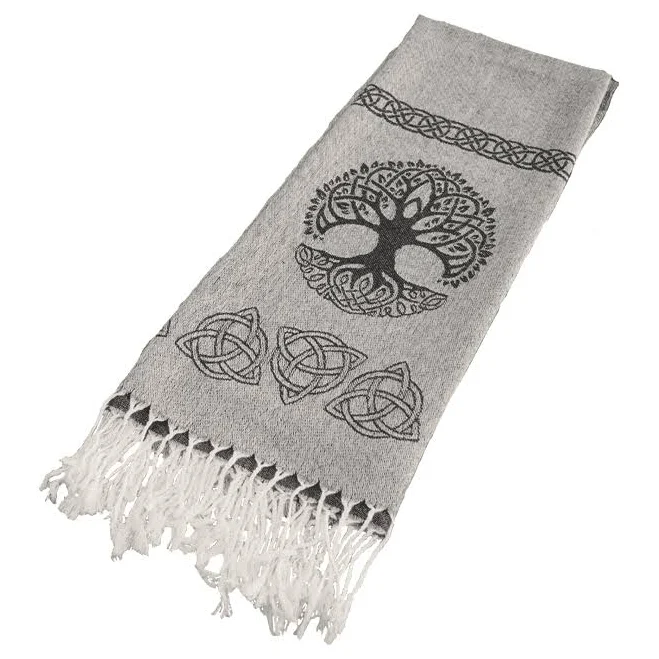 accessory Tree of Life Pashmina Scarf Connemara Marble $26.95