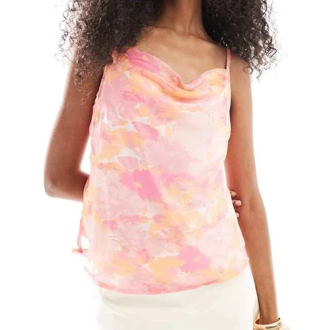 top Vero Moda Smilla Cowl Neck Cami Top ASOS $24