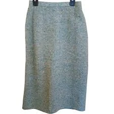 skirt Vintage 1960's A Line Turquoise Midi Boucle Wool Skirt Xs eBay $24.99