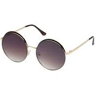 accessory Vintage Round Metal Sunglasses in Gold & Tortoise Jessica Simpson $22