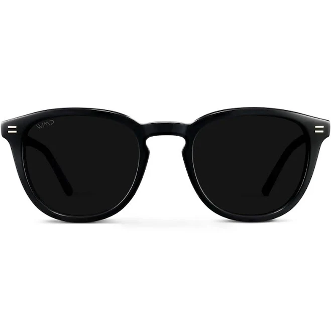 accessory Walker | Round Polarized Sunglasses for Men Black / Triple Black Lens WMP Eyewear $49