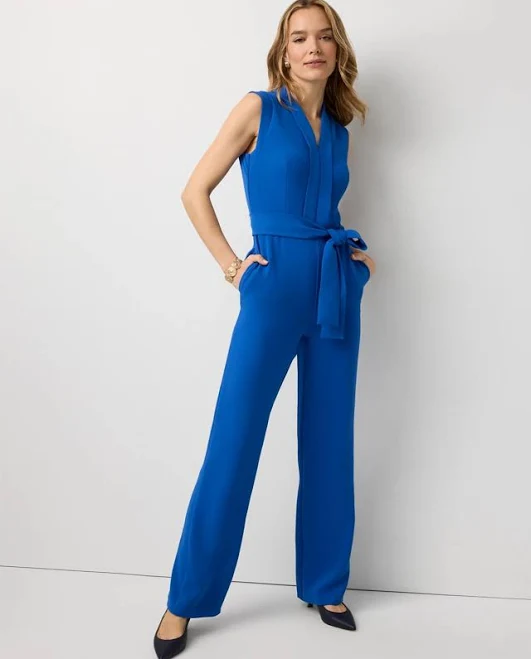 jumpsuit White House Black Market Women's Sleeveless Crepe Jumpsuit White House Black Market $138.75