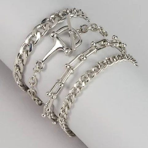 accessory Windsor Bold Moves Chunky Chain Bracelet Set Windsor $14.9