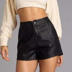 bottoms Windsor Smooth Moves PU High-Rise Shorts Windsor $29.9
