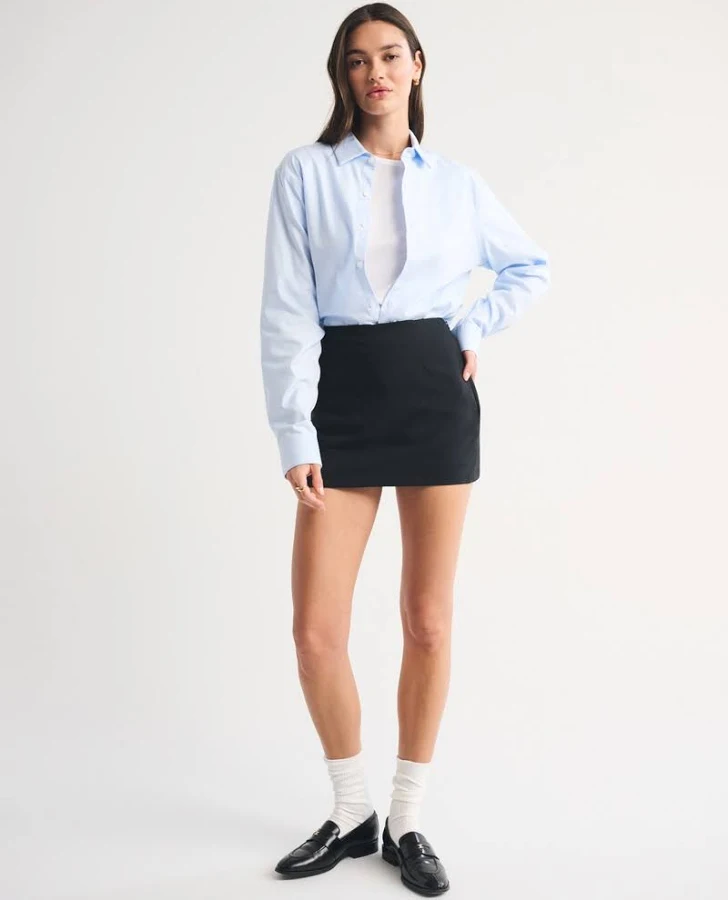 basics Women's Abercrombie & Fitch The A&F Scarlett Suiting Mini Skort Abercrombie & Fitch $60