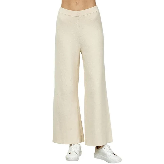 matching set Women's Cropped Wide Sweater Pants Crazy House $49.99