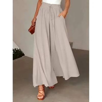 pants Women's High Waist Flowy Wide Leg Dress Pants Target $37.99