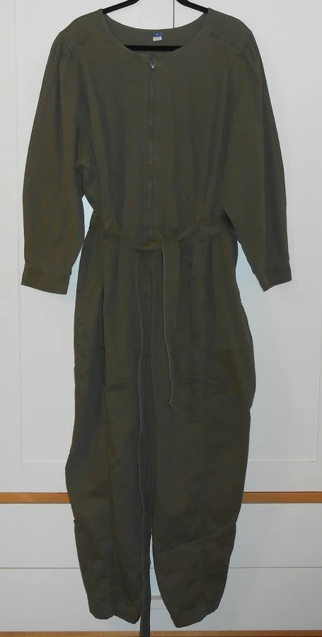 jumpsuit Womens Old Navy Olive Green Tie Belt Utility Cropped Leg Zip-up eBay - sandra9708 $19.99