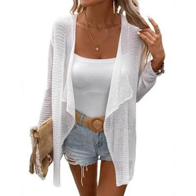 accessory Women's Rib Knit Open Front Cardigan Sweater Target $28.99