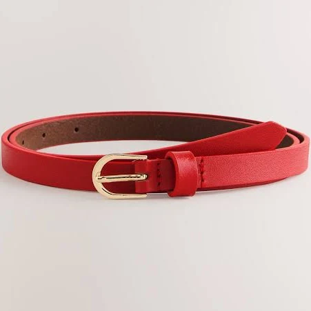 accessory Women's Skinny Leather Belt Next USA $15