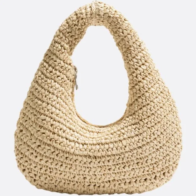 bag Woven Straw Hobo Bag Gonsac $48