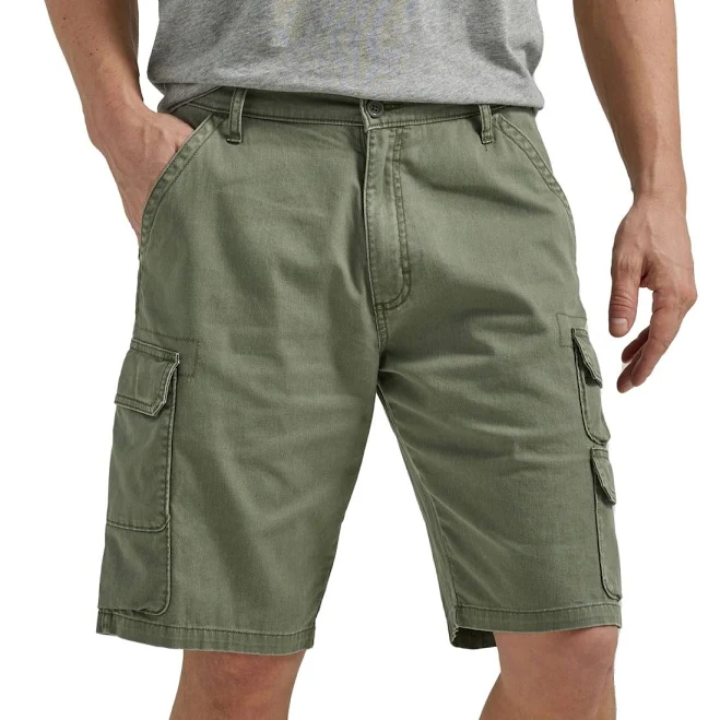shorts Wrangler Men's Stretch Multi-Pocket Cargo Shorts Walmart $21.98