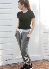 activewear Yoga Joggers Heather Grey Haven Collective $125
