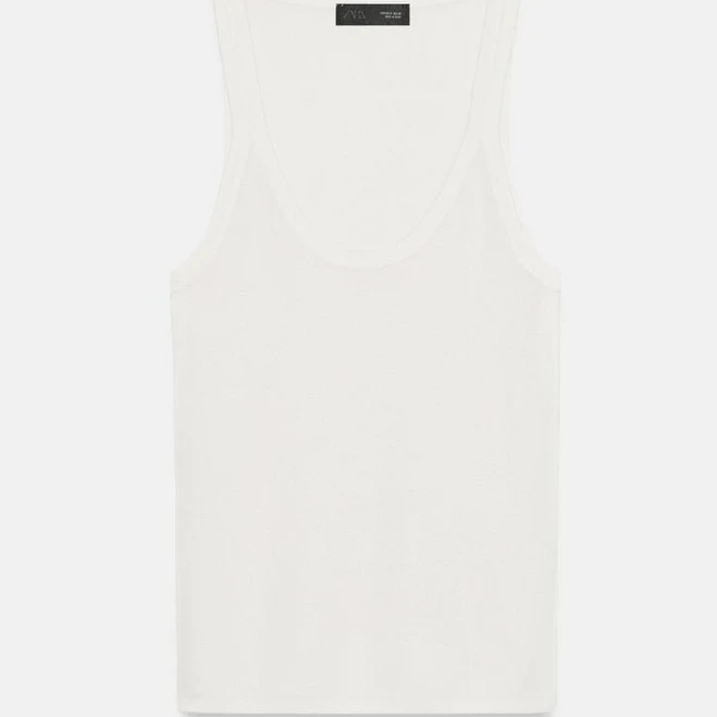 top Zara Fine Knit Sleeveless Top Zara USA $29.9
