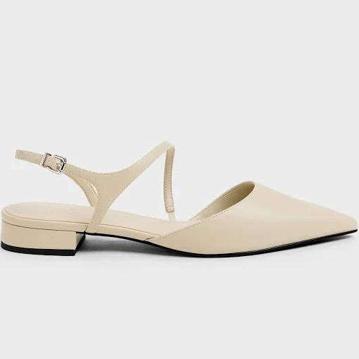 Charles & Keith Cordelia Pointed Slingback Flats