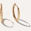 Hammered Nina Medium Hoops