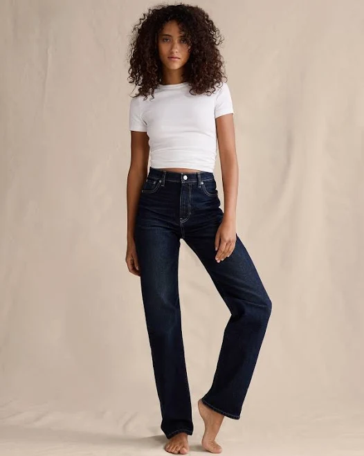 Banana Republic Women's High-Rise 90s Straight Jean