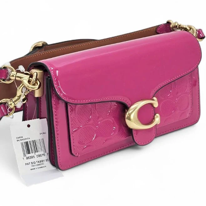 Coach Women's Tabby Signature Leather Shoulder Bag