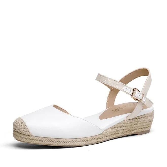 Dream Pairs Ankle Strap Espadrille Wedge