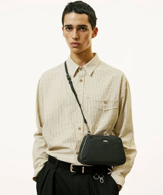 Saffiano Trapezium Chain Mini Bag