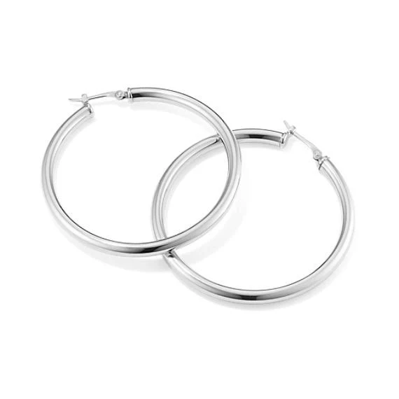 Sterling Silver Oversized Hoops