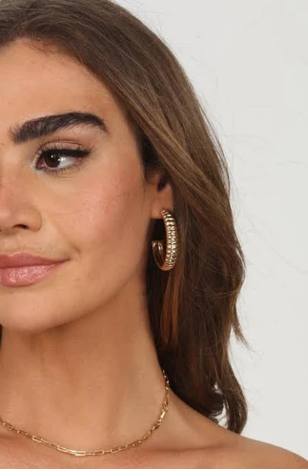 Chunky Hoop Earrings