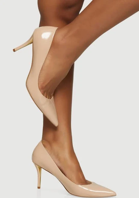 Women's Pointy Toe Stiletto Patent Pumps