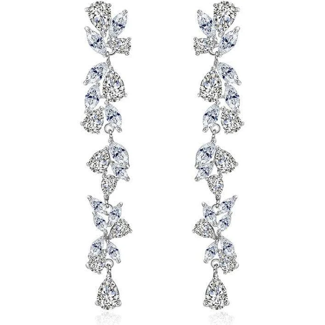 Promise Crystal Drop Earrings