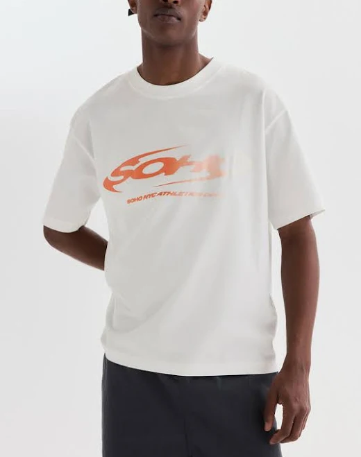 H&M Men's Loose-Fit Printed T-Shirt