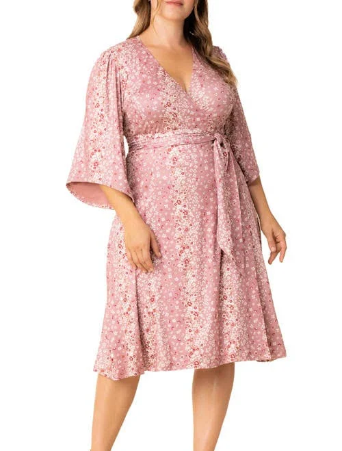 Kiyonna Gemini Wrap Dress Plus