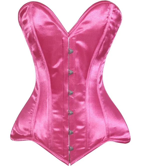 Daisy Corsets Lavish Satin Overbust Corset with Sweetheart Neckline