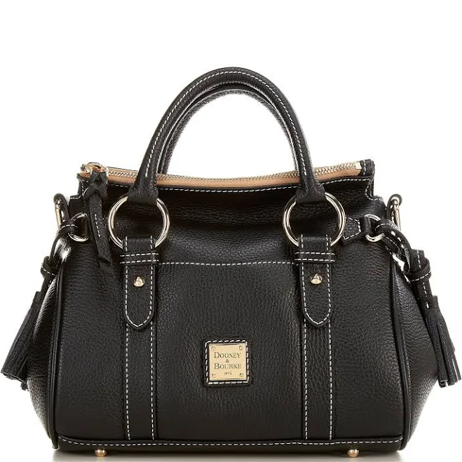 Dooney & Bourke Women's Lucca Leather Satchel With Pocket Bag